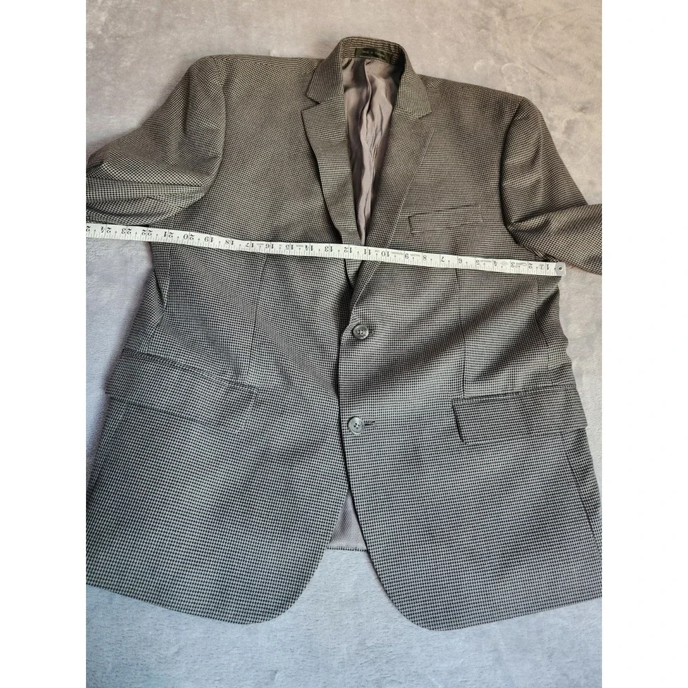 Michael Kors Sport Coat Men's 44s Houndstooth Two Button Jacket Suit Blazer 44